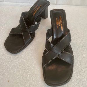 Donald J. Pliner Black Strappy Sandals, 9